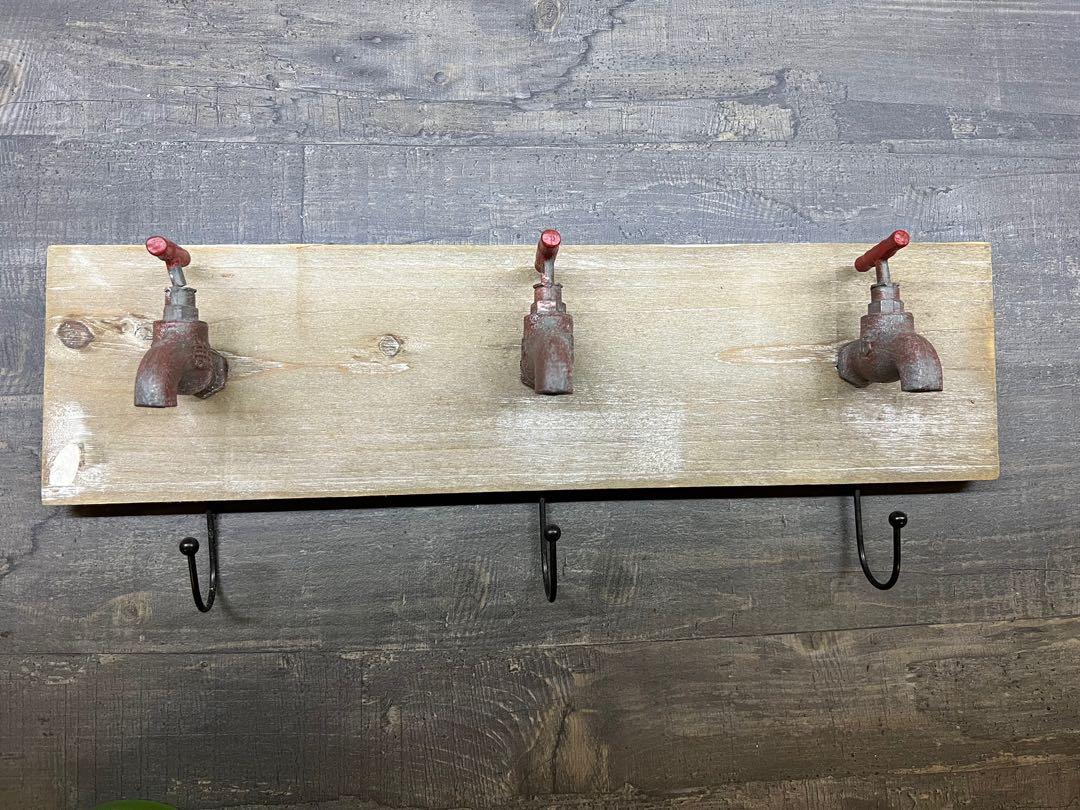 Rustic wall hook (Category: Wall Decor) located in Singapore. Submitted by flamingopop (Listing ID 1165996496, Image 1). Description: Brand new tap faucet hook Great for industrial theme styling .