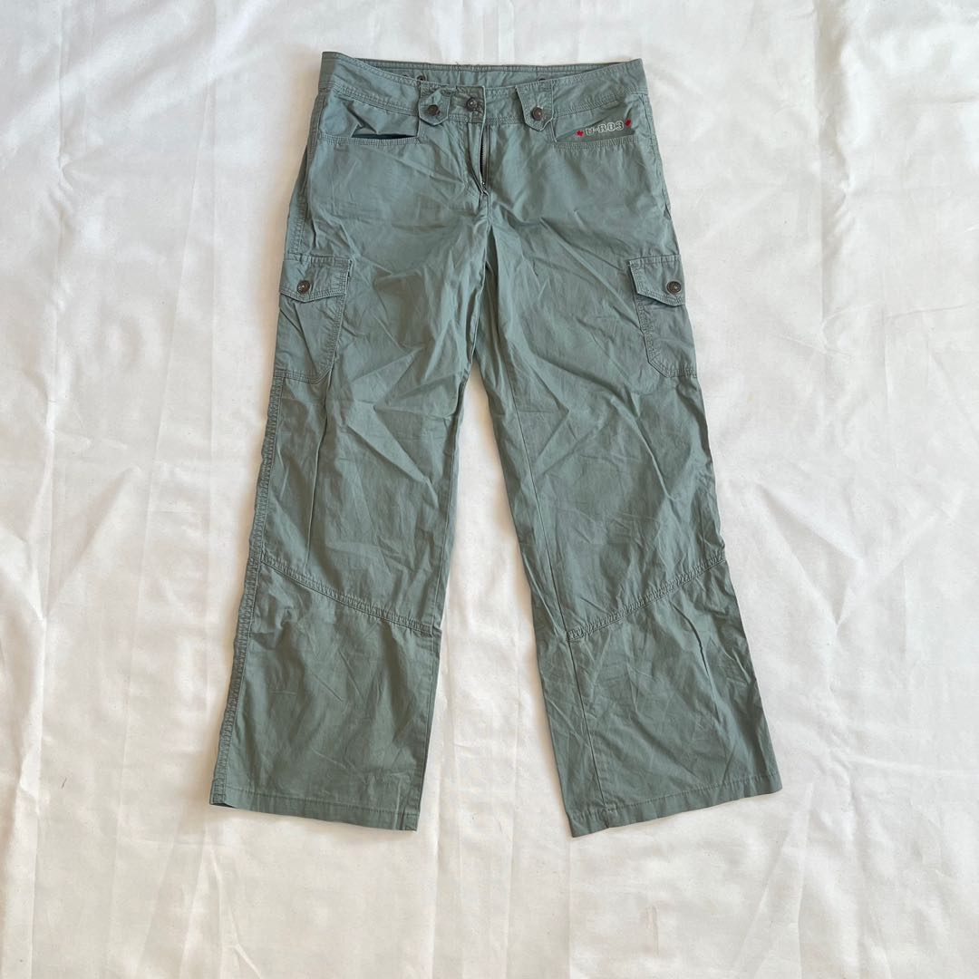 Sage green cargo pants, Women's Fashion, Bottoms, Other Bottoms on ...