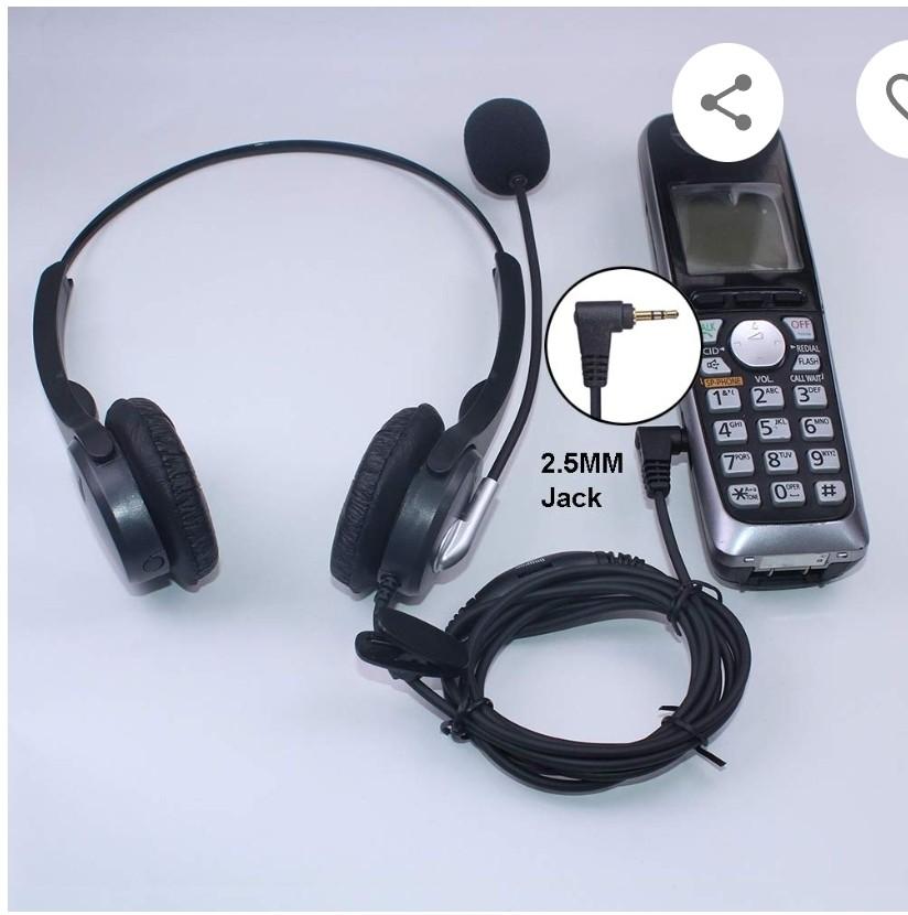 Cordless telephone top with headset jack