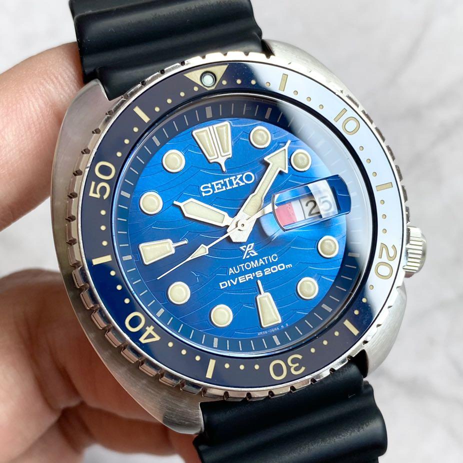 Seiko King Turtle Save The Ocean SRPE07K1 Not Orient Citizen, Fesyen Pria,  Jam Tangan di Carousell