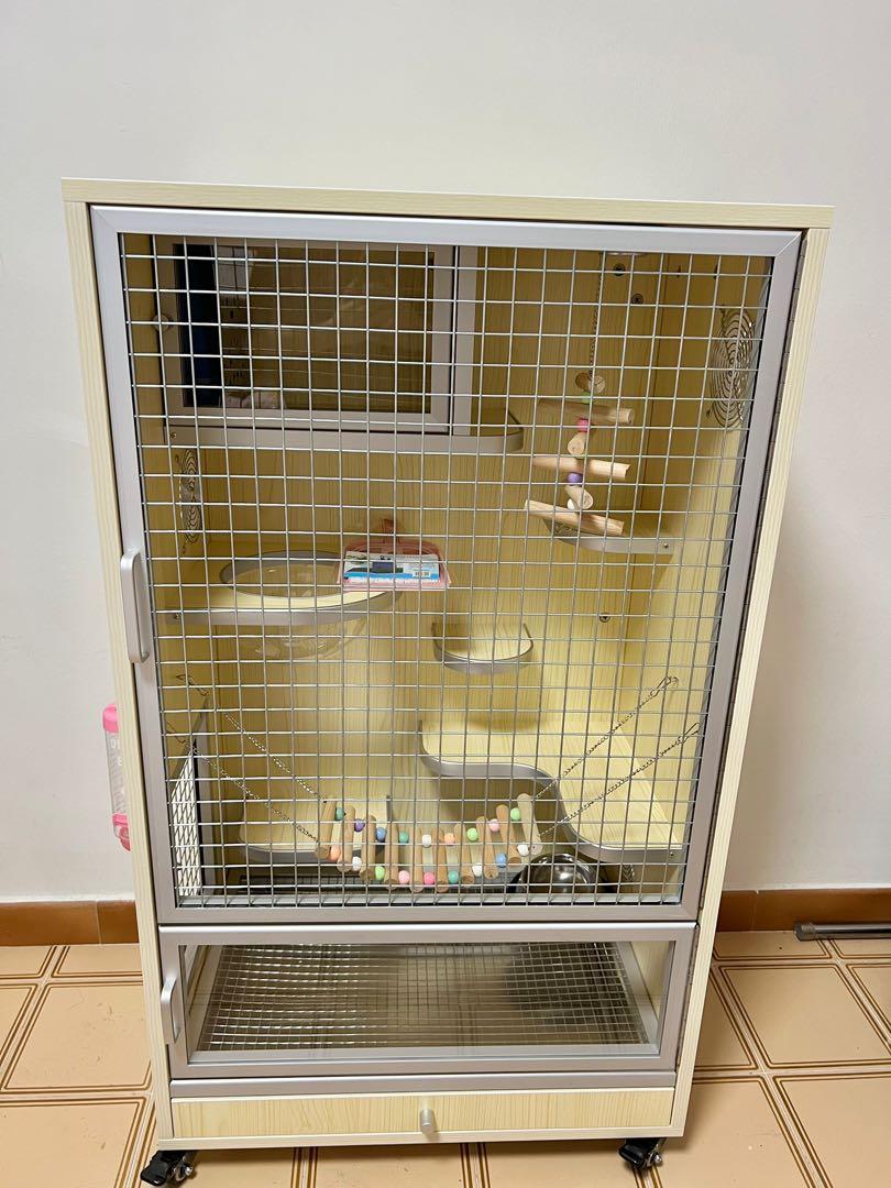 (SG SELLER) EXSTOCK Chinchilla Cage, Pet Supplies, Homes & Other Pet