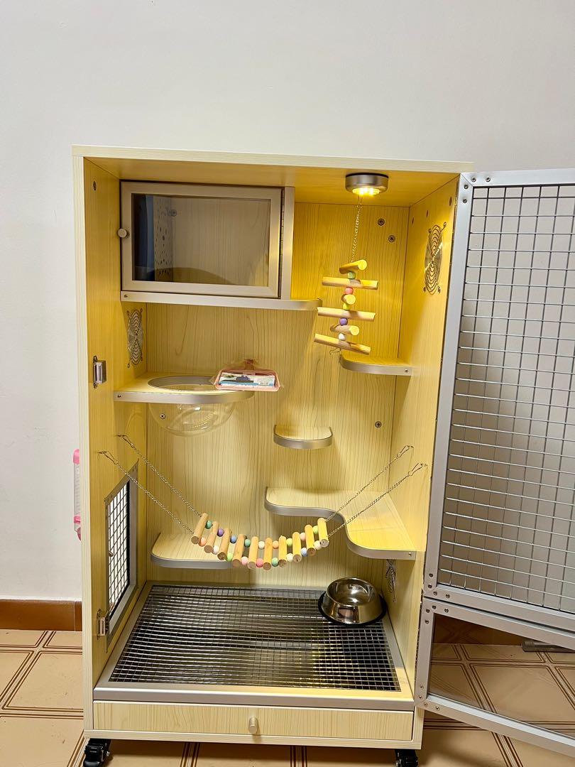 (SG SELLER) EXSTOCK Chinchilla Cage, Pet Supplies, Homes & Other Pet