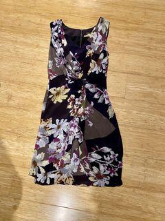 Silk floral dress size 6