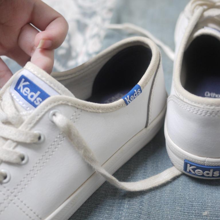 Sneakers KEDS Ortholite Leather White size 35