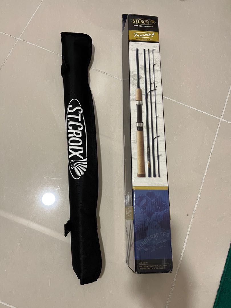 St. Croix fishing rod (4 piece travel rod), Sports Equipment