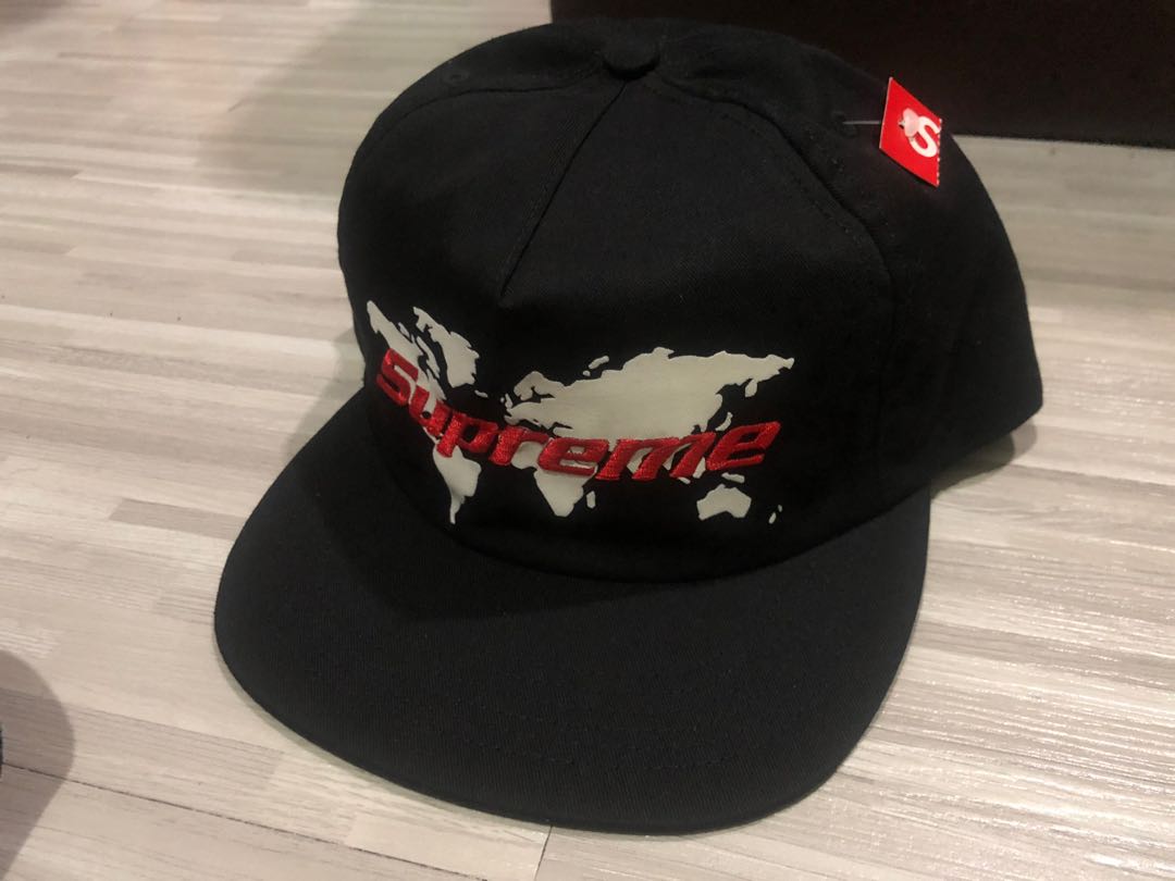 Supreme world map hat clearance