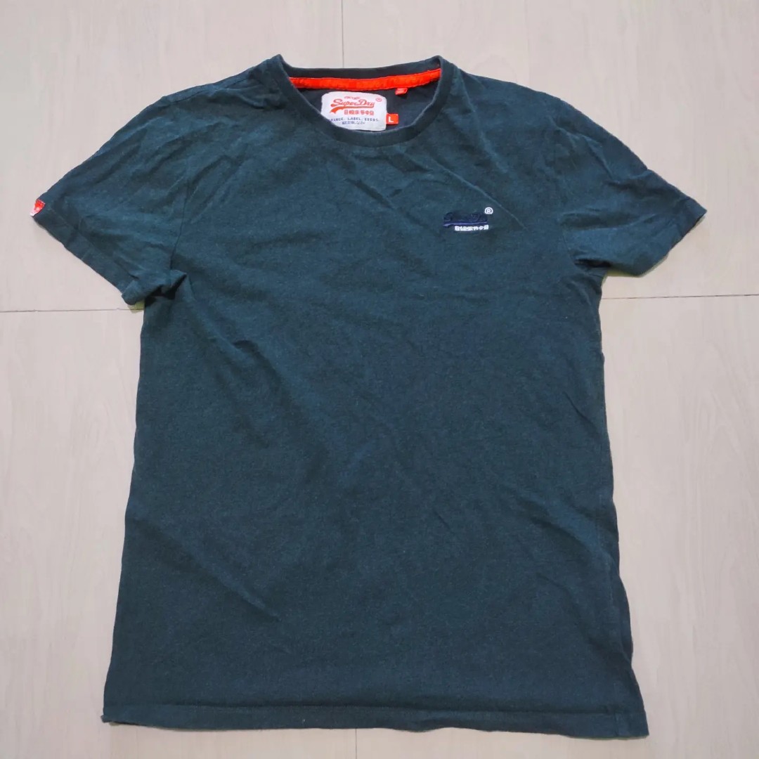 T shirt superdry, Fesyen Pria, Pakaian 