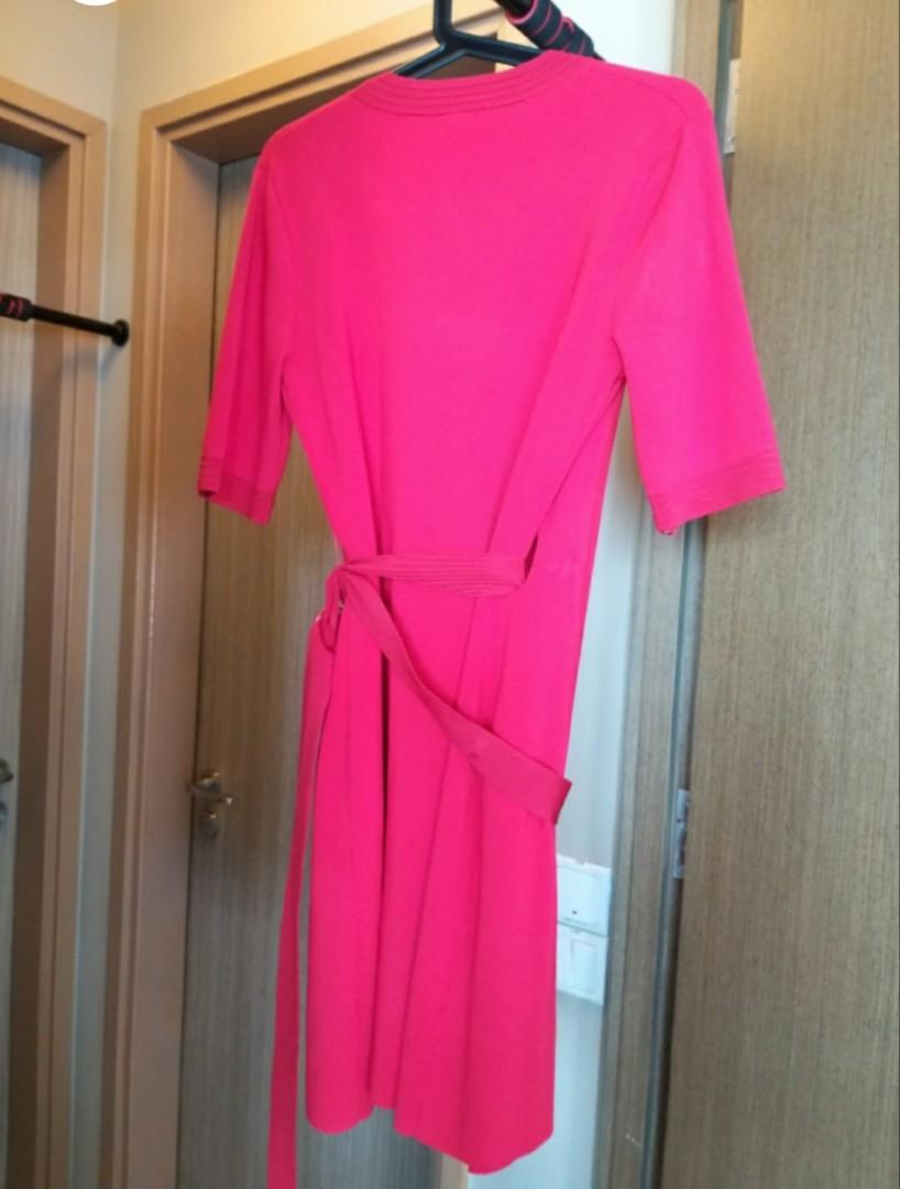 Ted Baker Stefo red knitted wrap dress Size 2 Women s Fashion