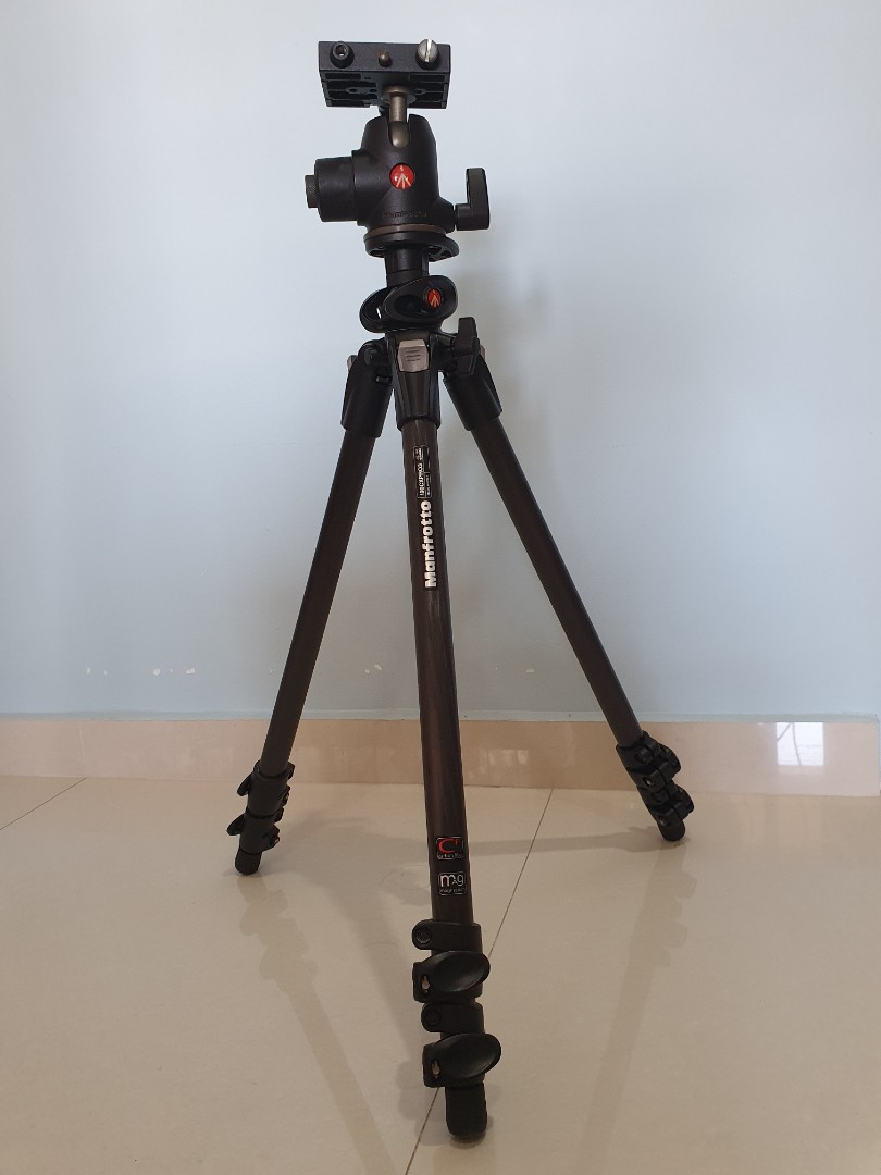 Manfrotto tripod carbon fiber 190CXPRO3, Photography, Photography