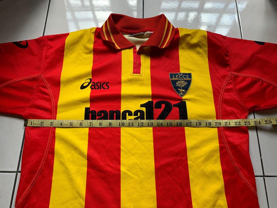 Vintage Asics US Lecce Longsleeve Football Shirt Jersey Mens Size XL Italy