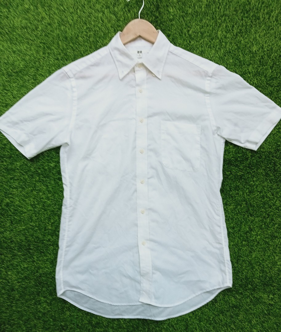 Short sleeve polo top white