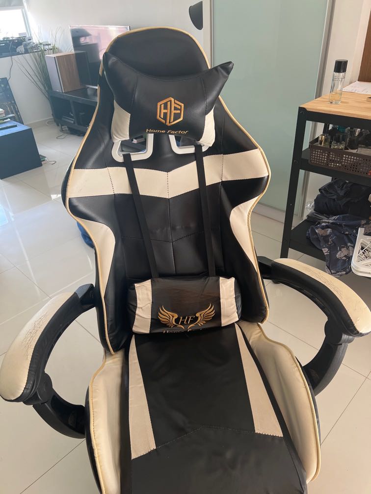 Used gaming chair, Furniture & Home Living, Furniture, Chairs on Carousell