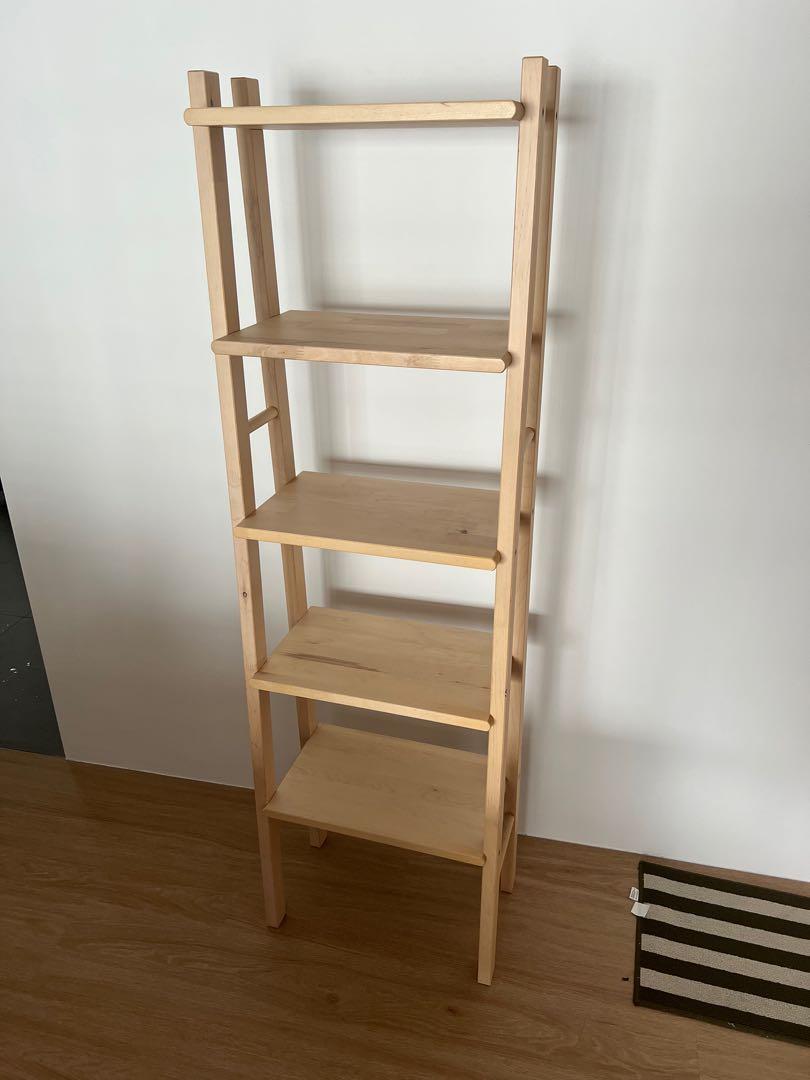 VILTO IKEA solid birch wood shelf great for bathroom, bookshelf, or