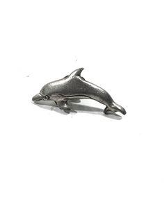 Vintage Dolphin Metal Pin