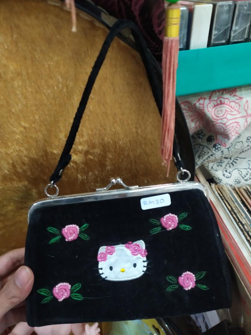 Hello Kitty Velvet Backpacks for Women