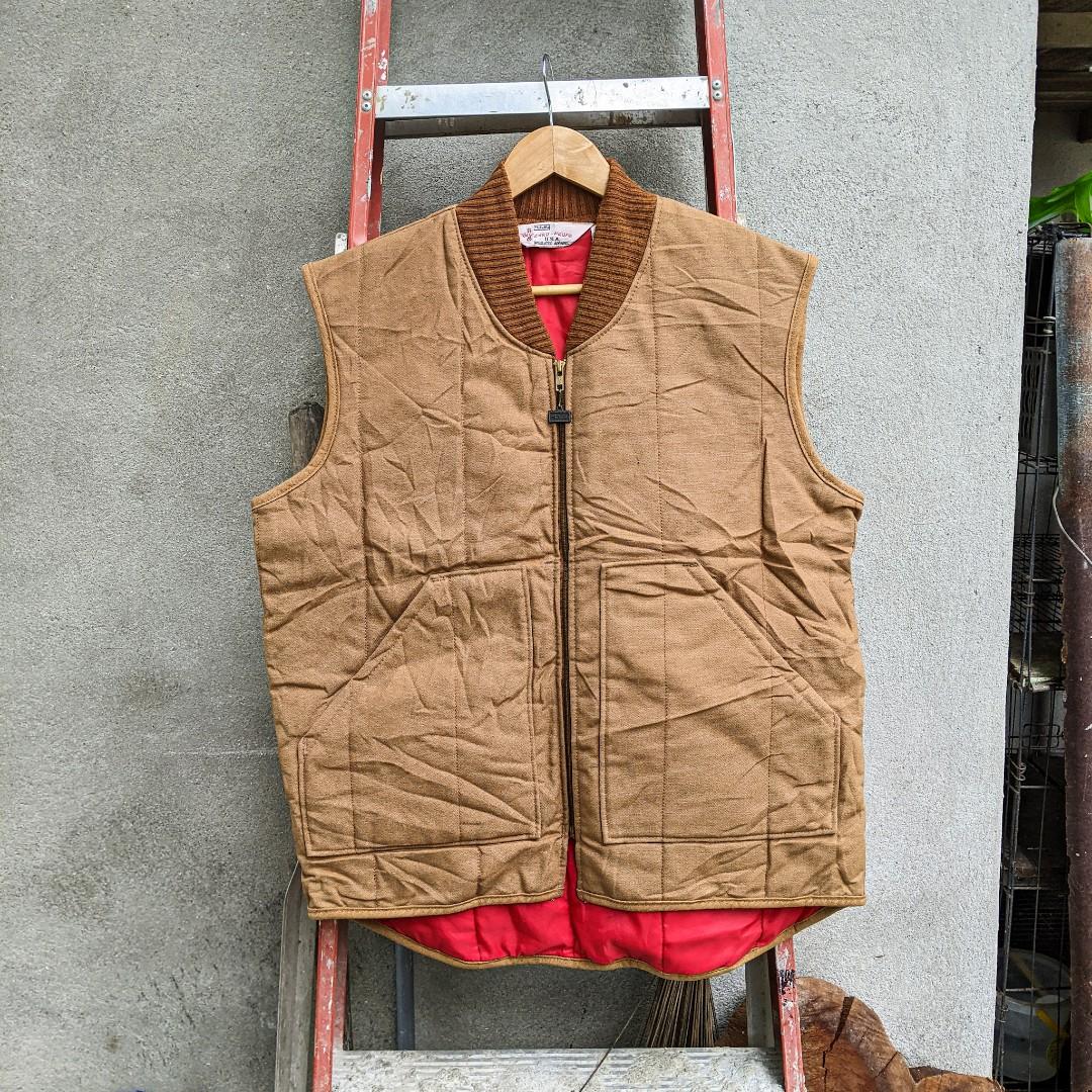 Vintage Walls Blizzard Pruf Duck Canvas Vest Men s Fashion Coats