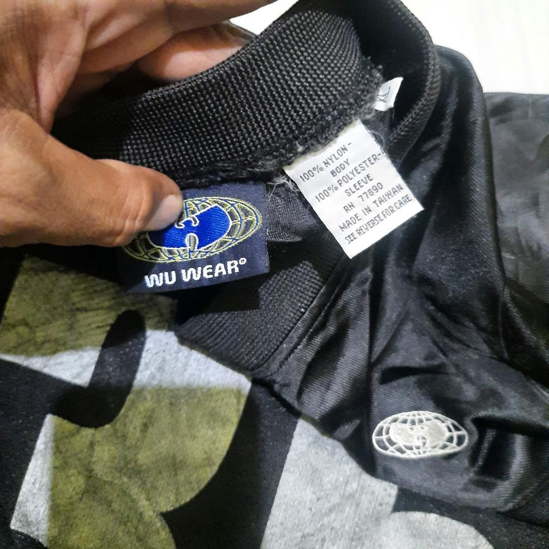Vintage Wu Wear Wu tang Nylon Jersey, Fesyen Pria, Pakaian ...
