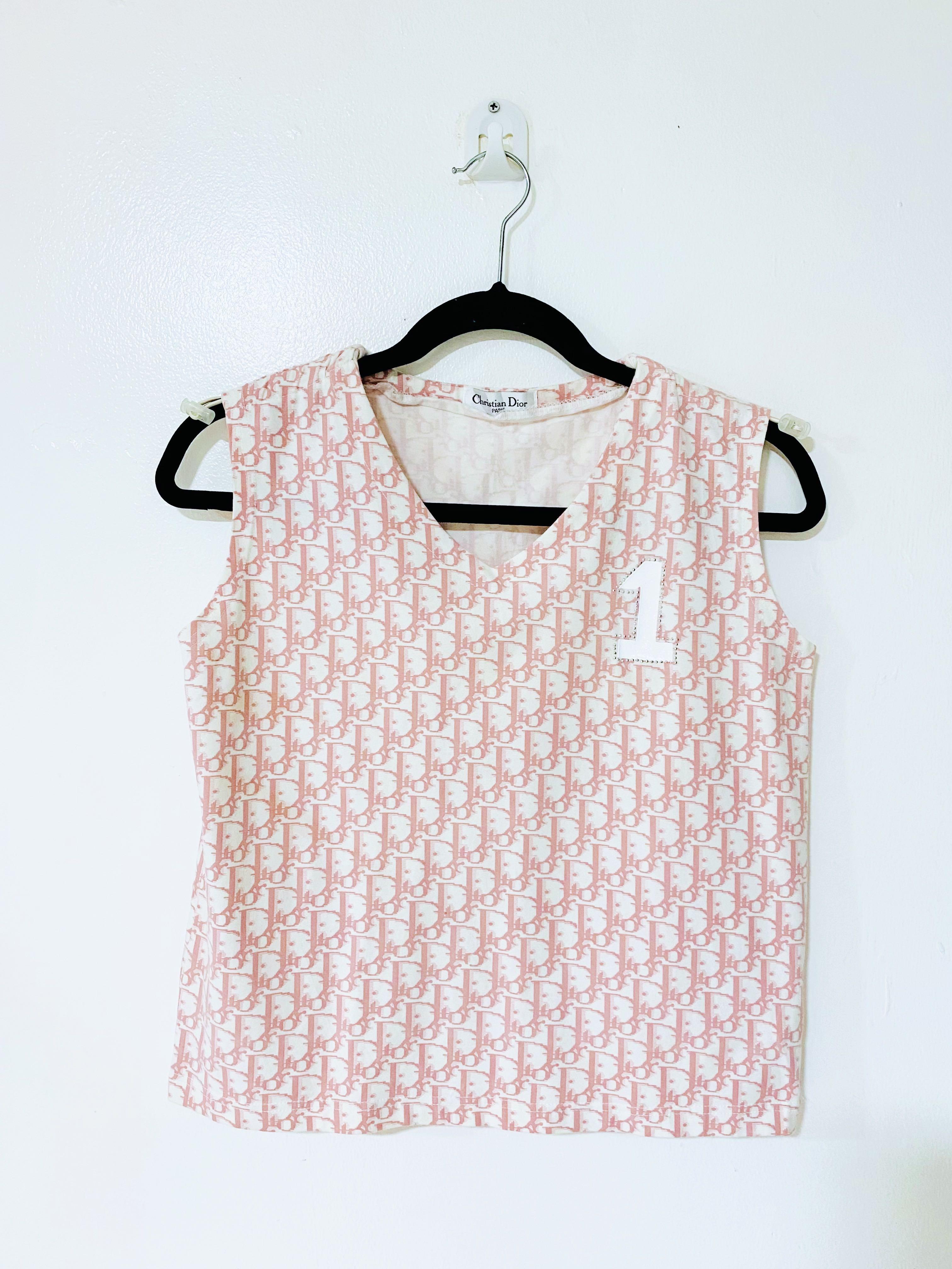 White & Pink LV Bonnet – Monet Dior Couture