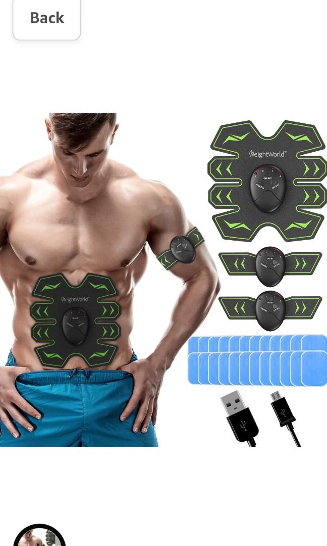 Abdominal EMS ABS Muscle Stimulator Belt Home Fitness Toning Belly Wai –  MPOW
