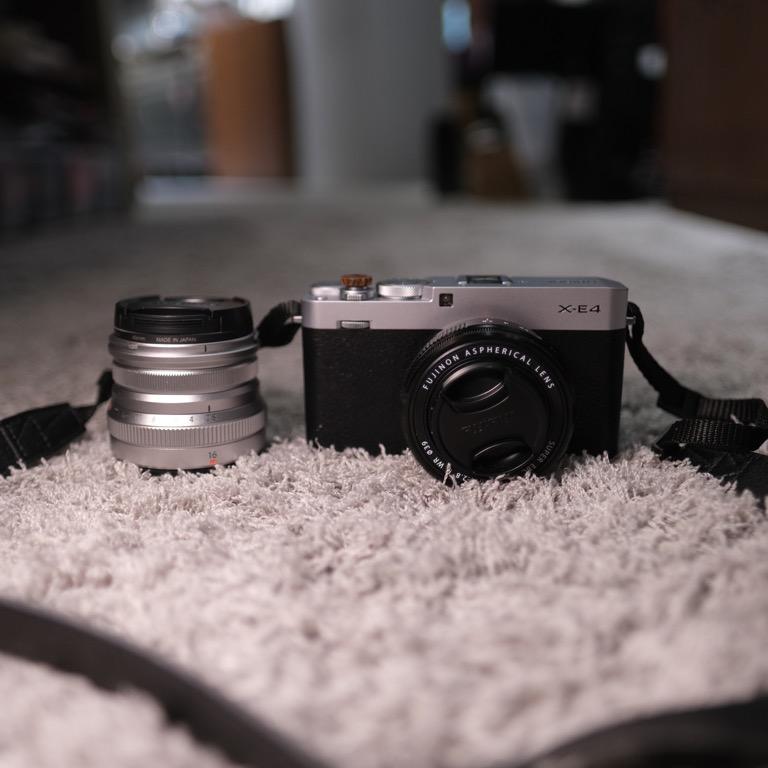 WTS WTT Fujifilm XE4 with 27mm f2.8 Pancake Lens & 16mm f2.8 Wide Angle