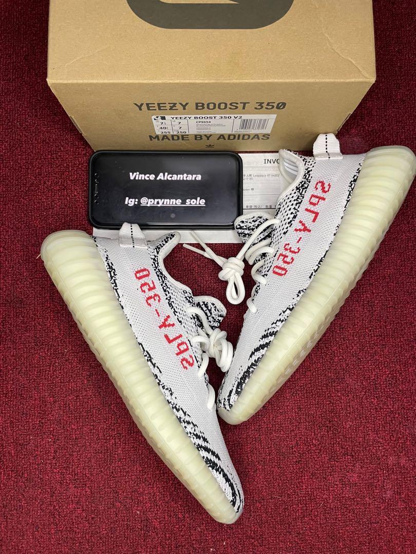 Yeezy 350 Zebra size 7.5 Mens / 8.5 