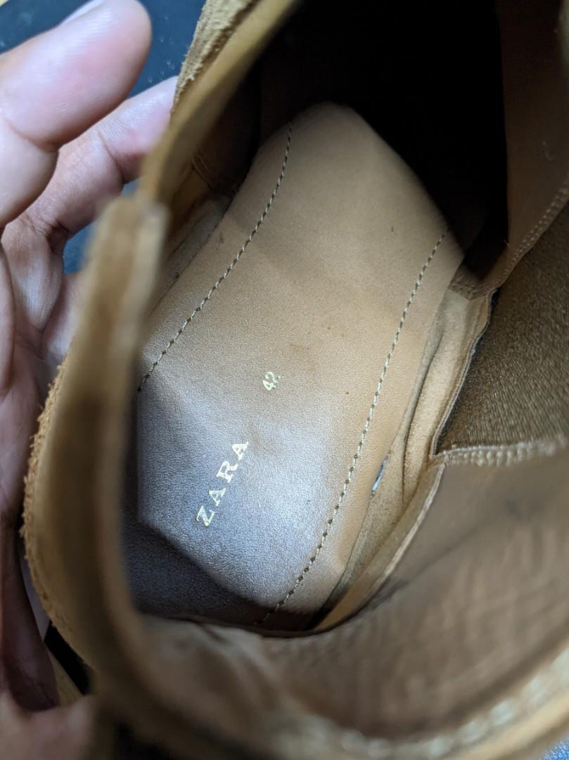 zara mens suede chelsea boots