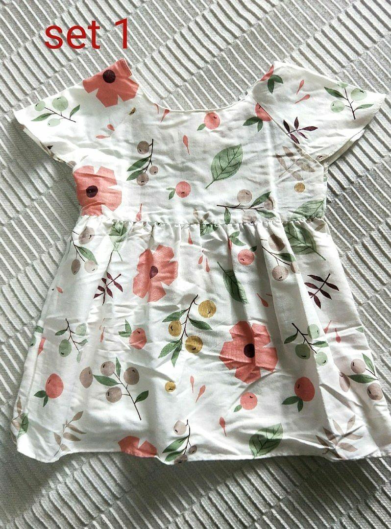 1 2yr 2 4yr 8 SETS BABY GIRL DRESSES COTTON DRESSES CASUAL DRESSES