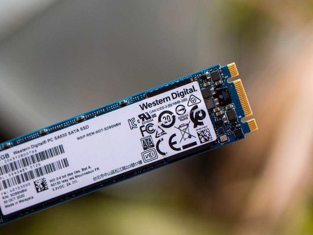 512GB NGFF M.2 SATA SSD WD SA530 OEM HEALTH 100 Computers Tech