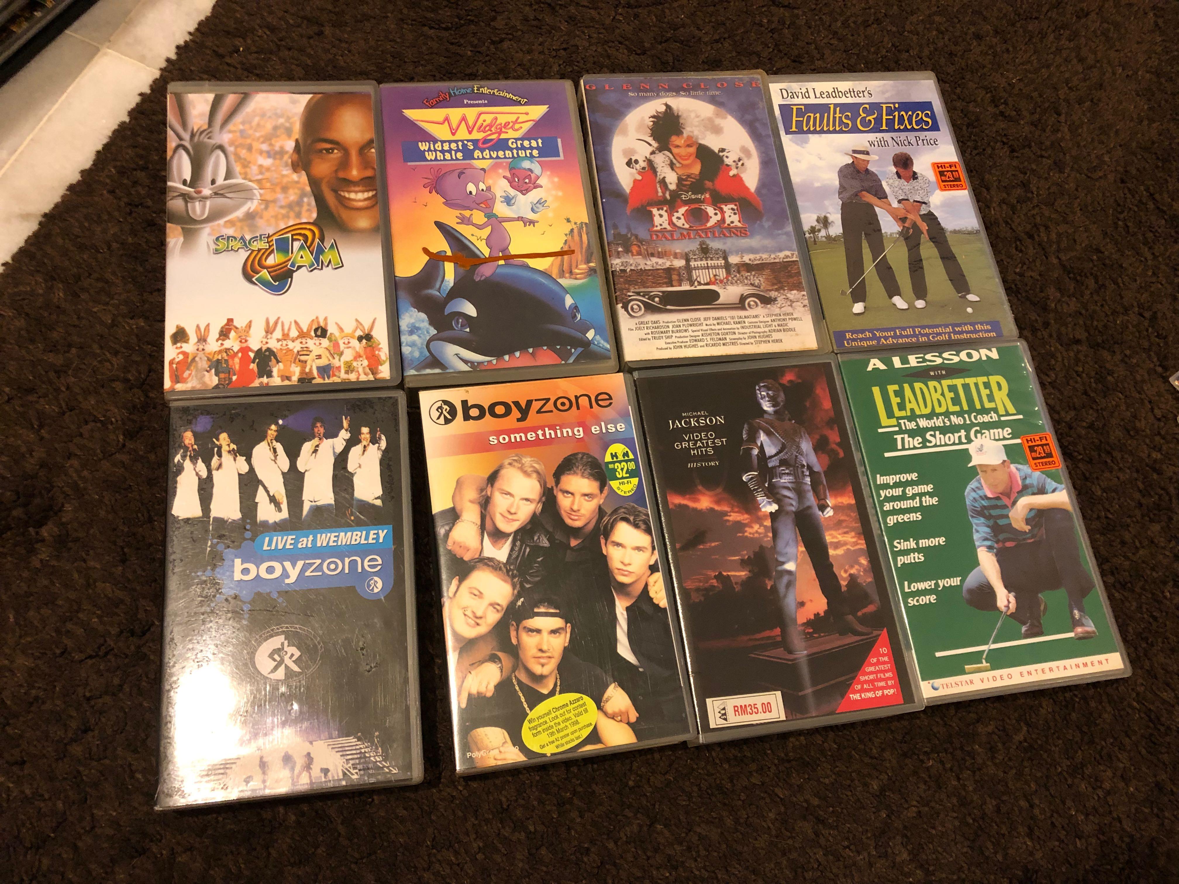 vhs original tapes, Hobbies  Toys, Music  Media, CDs  DVDs on Carousell