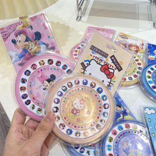 女童女寶寶美甲貼紙指甲貼紙鑽石貼耳環貼