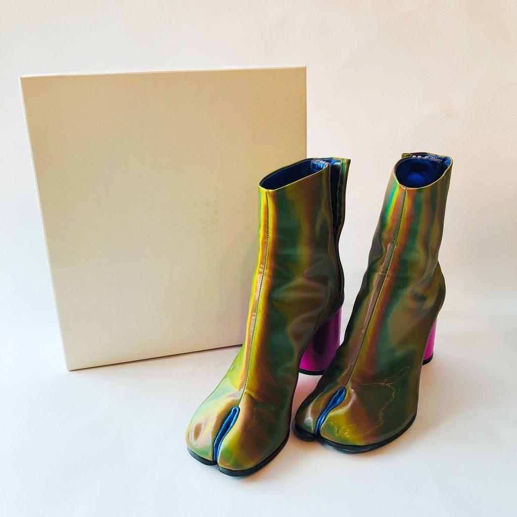 斷捨離』：【 二手】Maison Margiela Tabi Iridescent Boot 彩虹Tabi