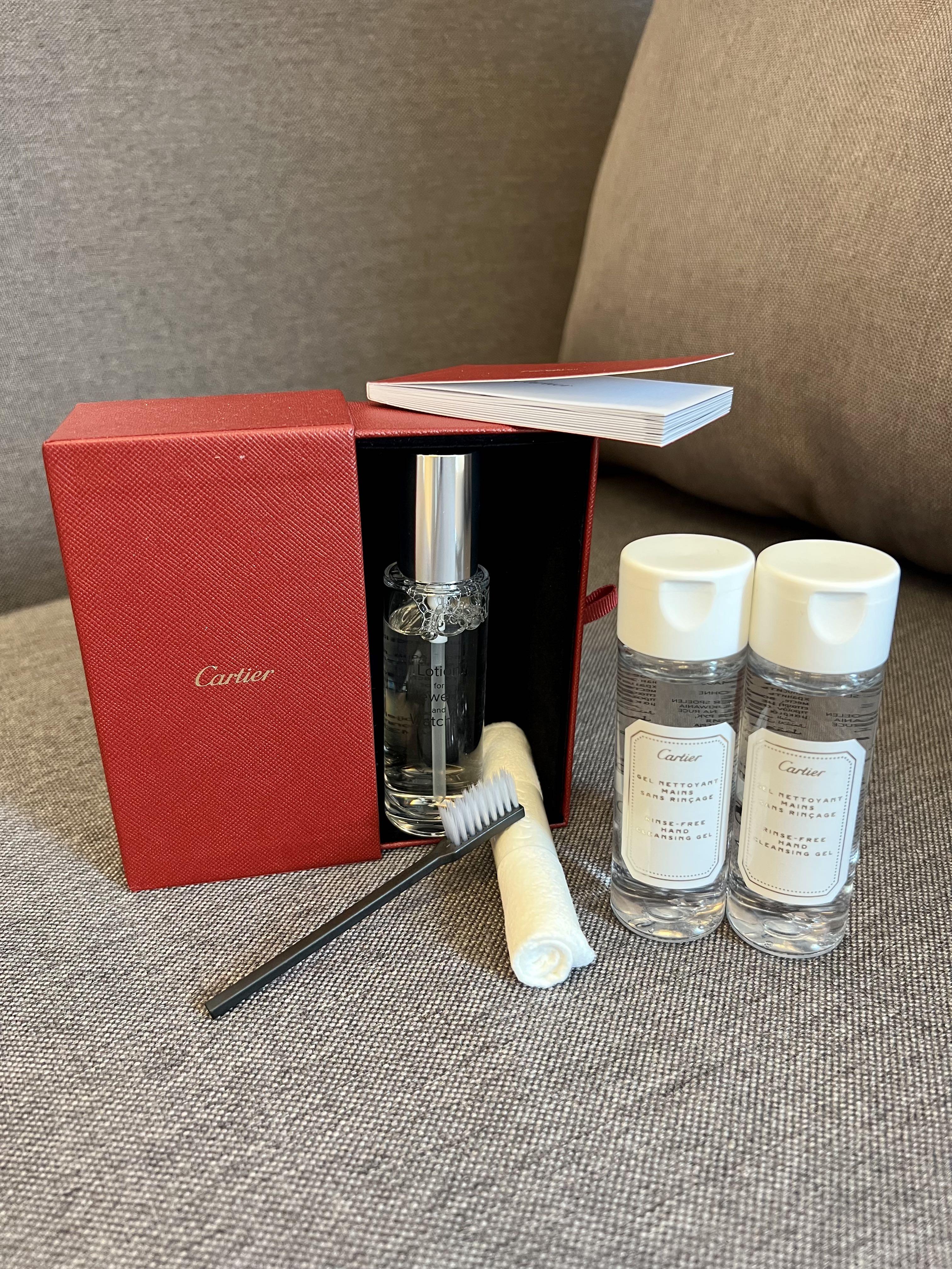Cartier Jewelry Cleaning care Kit Lotion for jewelry and watches 2 Cartier hand sanitizer 1set 2 Carousell