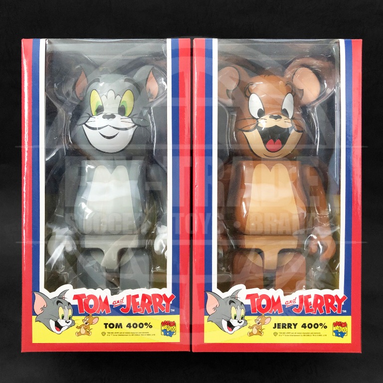 初版！全新未開封Medicom Toy Bearbrick Be@rbrick 400% Tom & Jerry 