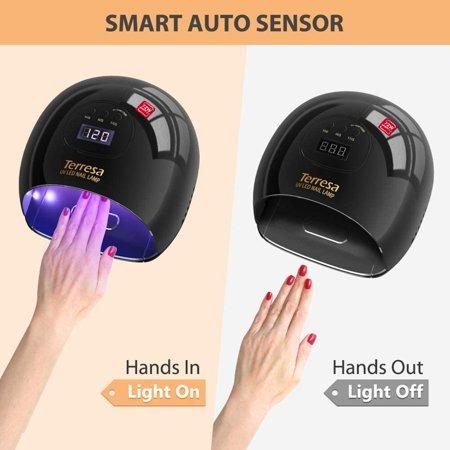 A8 Terresa 2 in 1 UV LED Nail Lamp, 72 Watt (Black), Beauty & Personal  Care, Hands & Nails on Carousell
