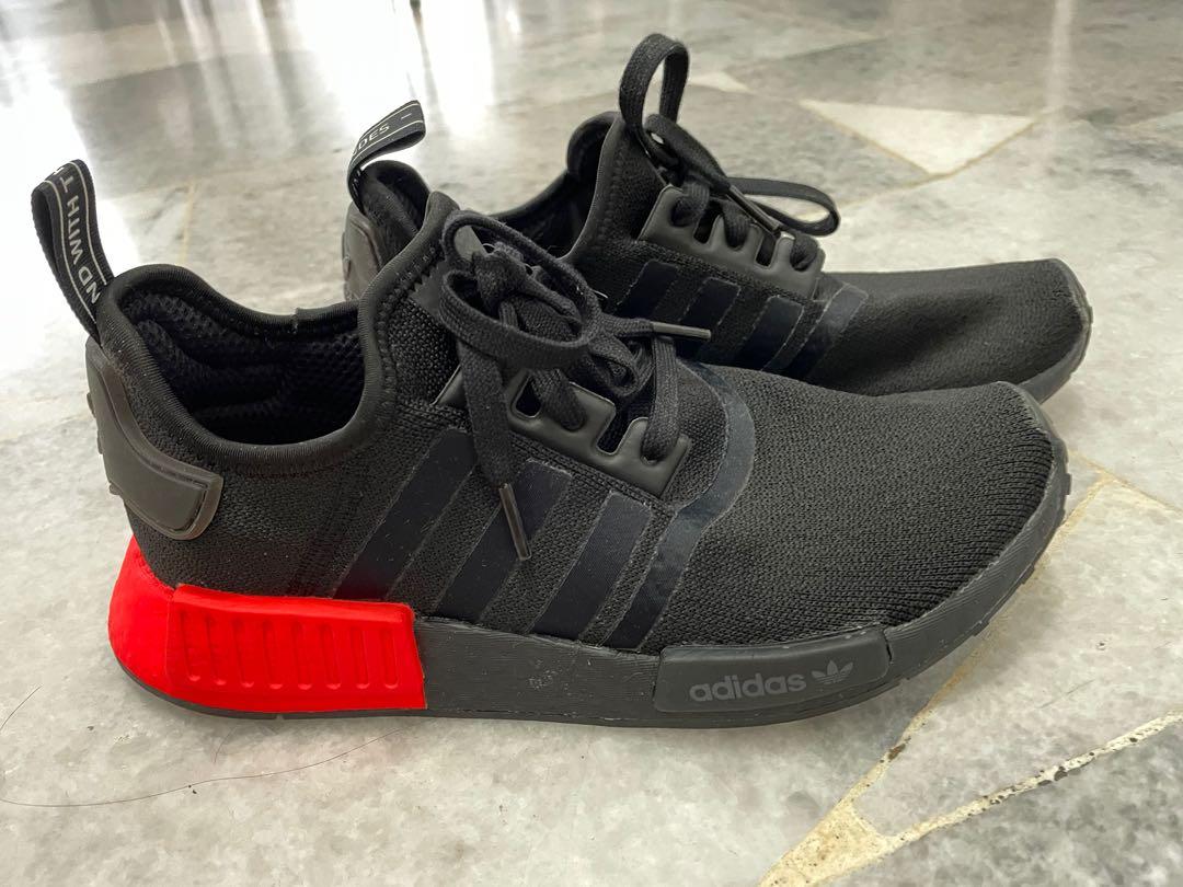 Nmd black deals and orange