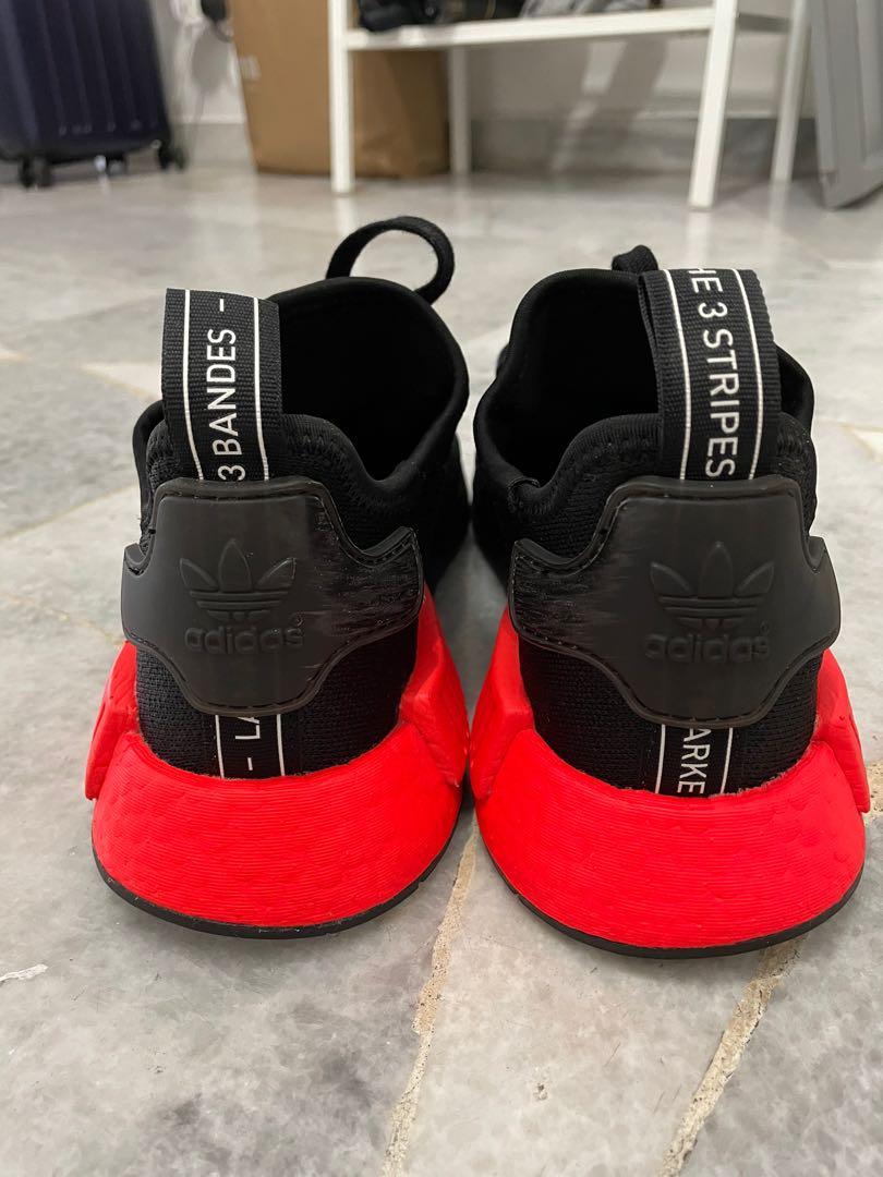 Nmd orange deals and black