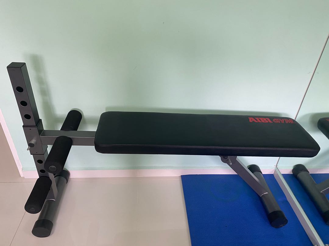 AIBI GYM Adjustable Flat Sit up Bench