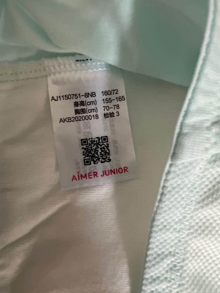 Aimer Junior/Kids wide strap wireless vest/bra, Babies & Kids, Babies &  Kids Fashion on Carousell