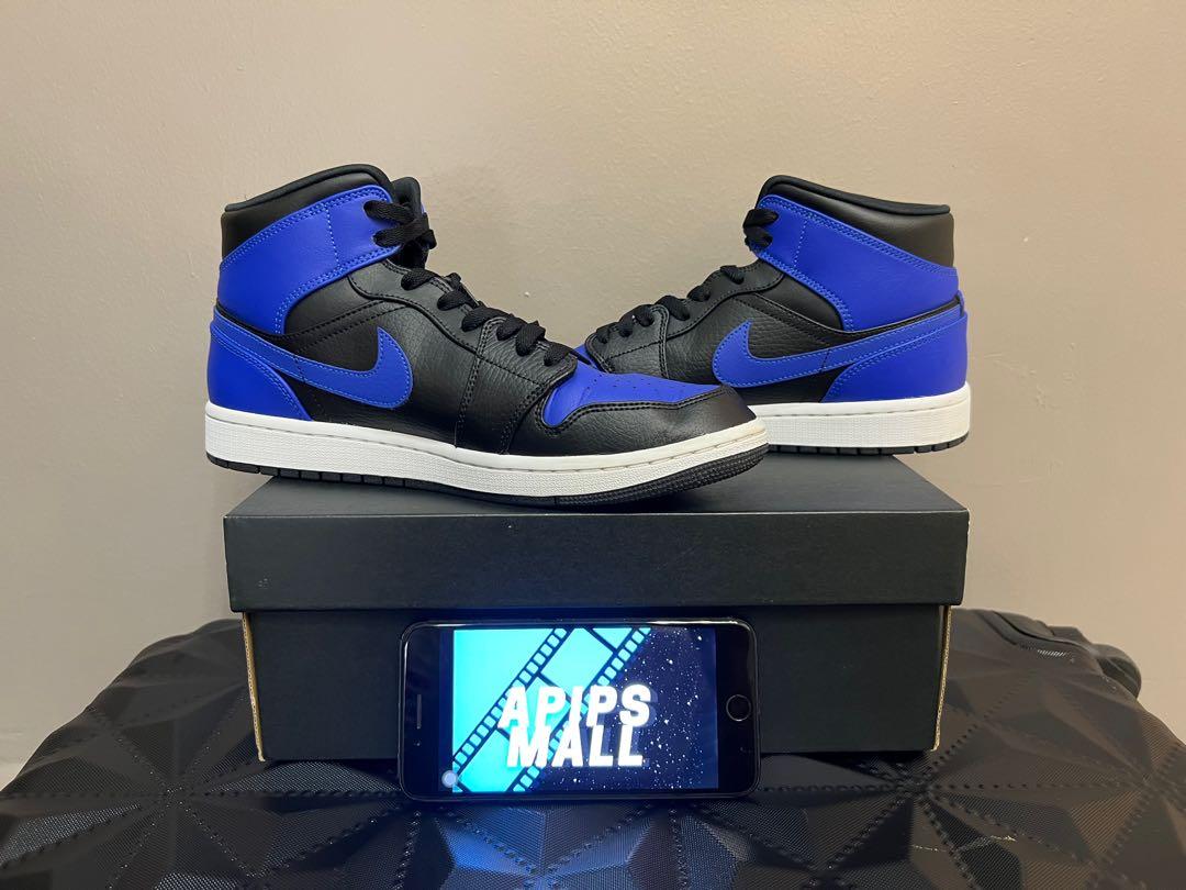 Air Jordan 1 Mid Hyper Royal custom