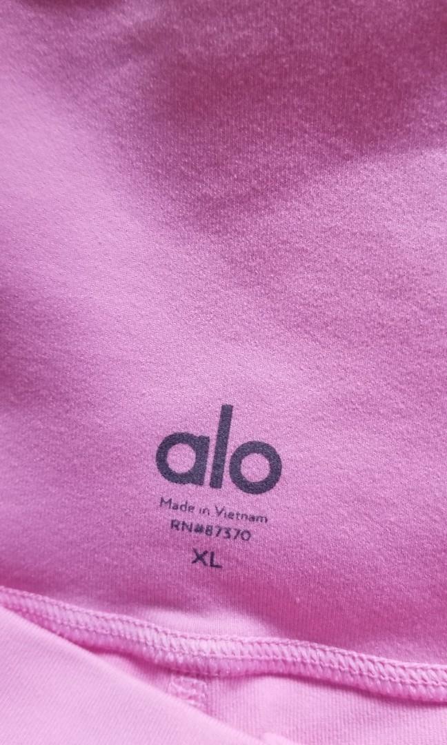 ALO YOGA 7/8 Airbrush Legging Pink Lavender XL, Women's Fashion