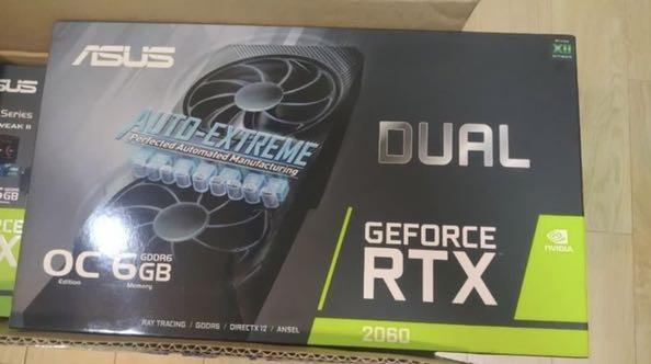 ASUS GEFORCE RTX 2060 Dual Computers Tech Parts Accessories