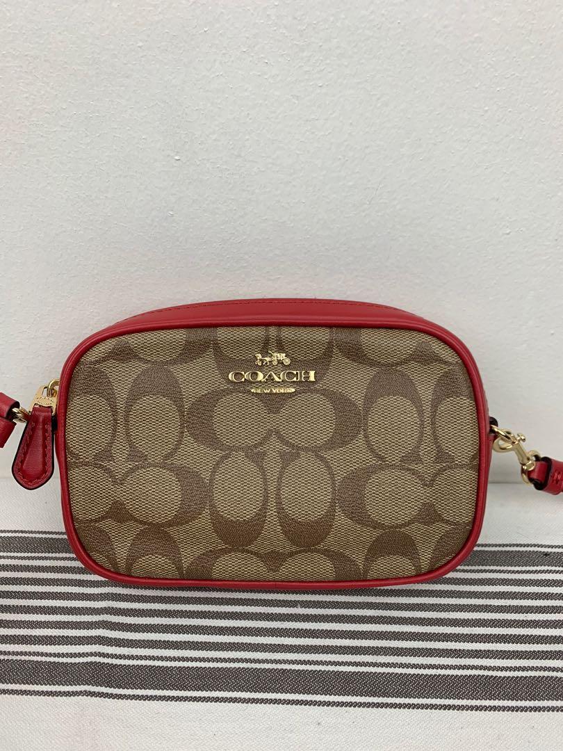Convertible belt bag online in signature canvas