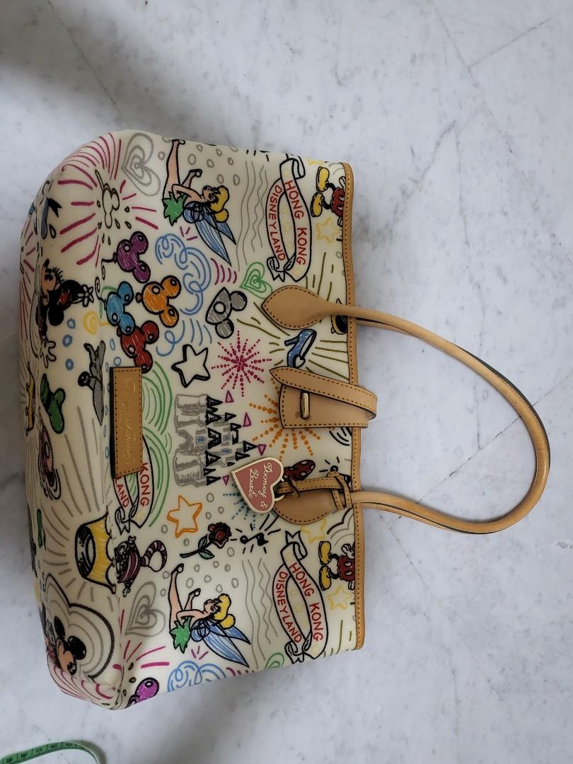 Authentic dooney Bourke HK disneyland leather tote bag