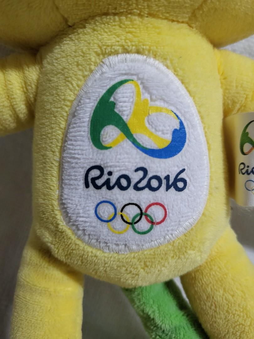 BRAZIL Rio Olympics GINGA Jaguar LION Stuffed ANIMAL Mascot PLUSH