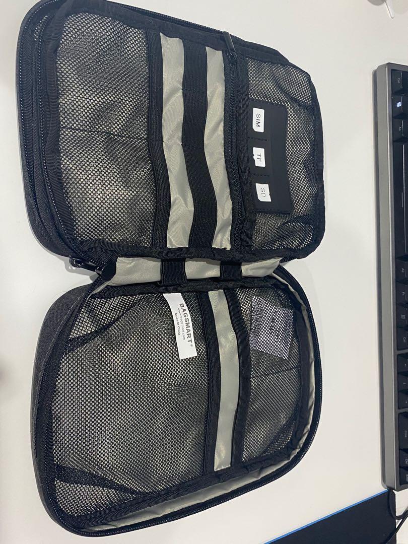 Bagsmart BELMONT雙層整理包 ABSA201 線材整理包 防潑水 ipad mini 適用, 相機攝影, 攝影配件, 相機袋在旋轉拍賣