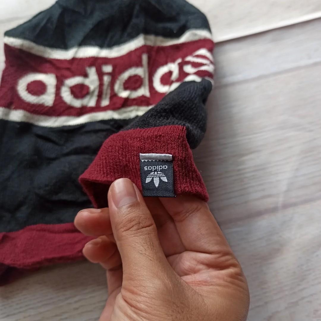 beanie ADIDAS original Maroon black all 