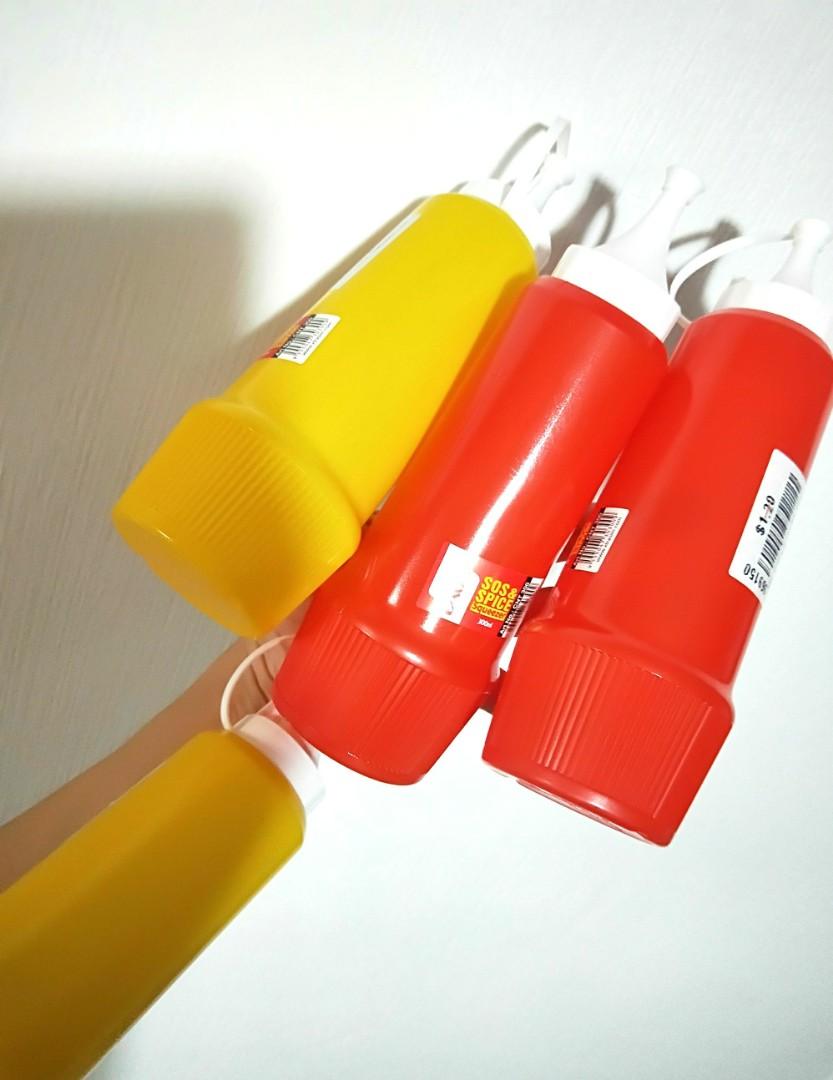 BN Plastic Sauce Bottles