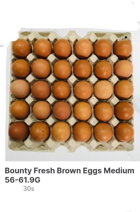 Eggs in Tray 30 pcs. (Category: Fresh Produce) located in Manila. Submitted by virtualtindahanipaul (Listing ID 1166177851, Image 3). Description: 🥚Bounty Fresh Egg WHITE MEDIUM Price: P195 🥚Bounty Fresh Egg BROWN MEDIUM Price: P245 🥚Bounty Fresh Egg WHITE LARGE Price: P199 indicated price per: 1 Tray= 30 pieces Delivery every Tuesday, Thursday, Saturday & Sunday..