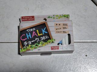 Box of loose chalk