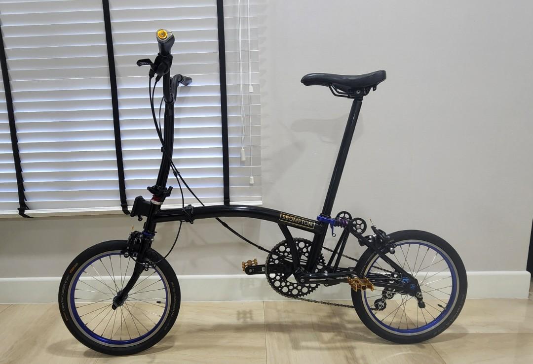 Brompton M2 Black Edition with lightweight Hubsmith wheelset, Sports ...